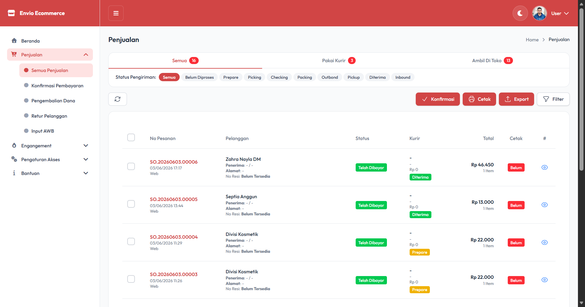Order Management System (OMS)