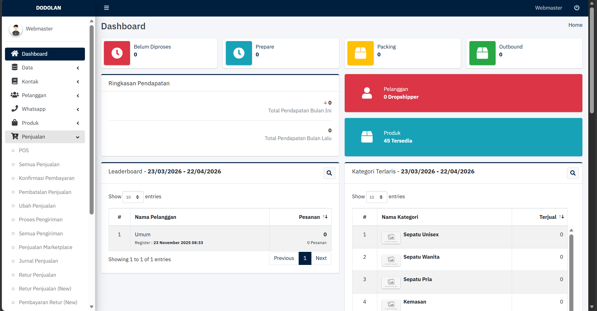 ERP Custom (Freelance)