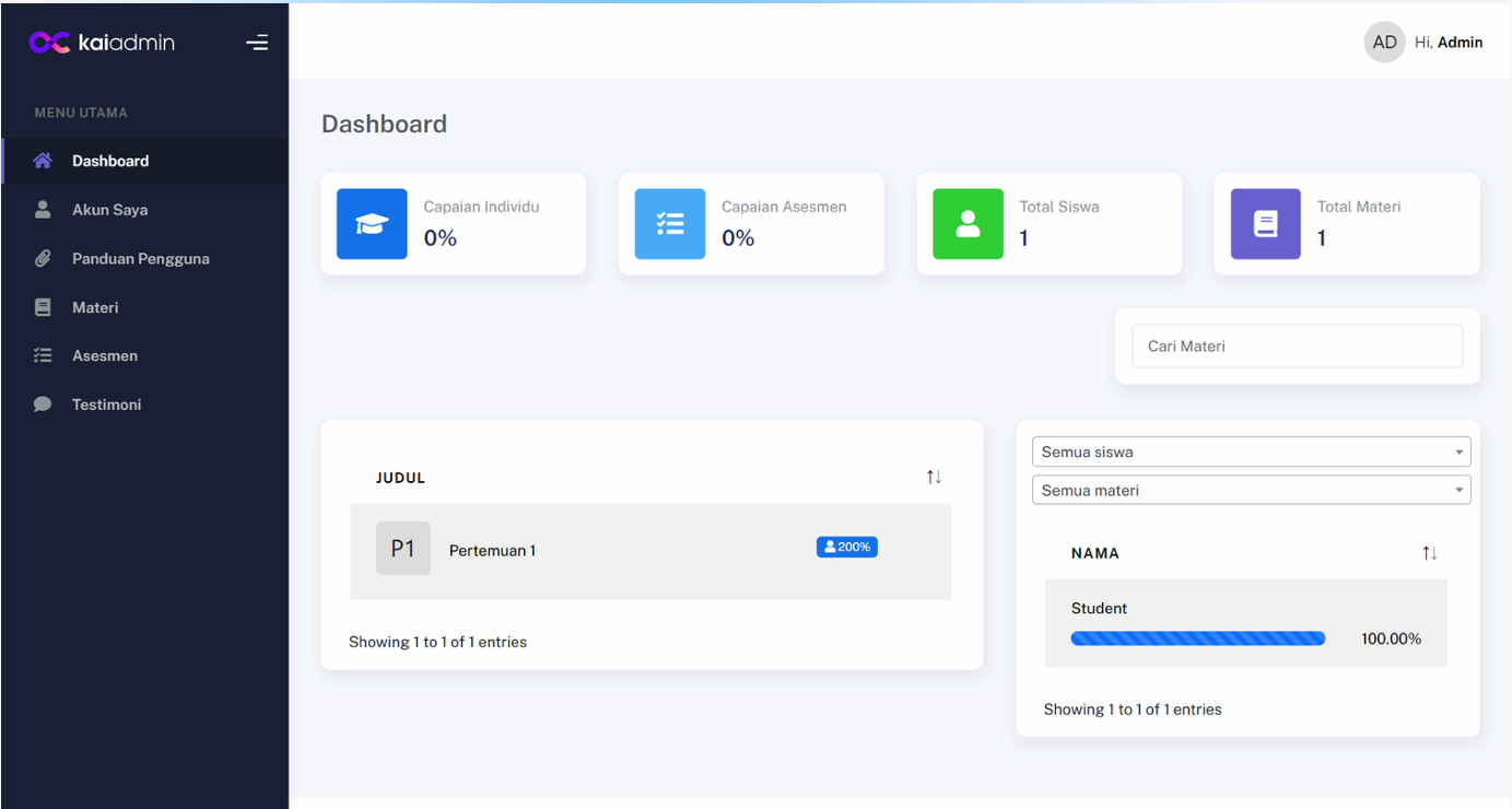 LMS PraxiEdu (Freelance)