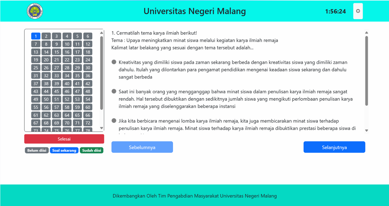 Computer Assisted Test
